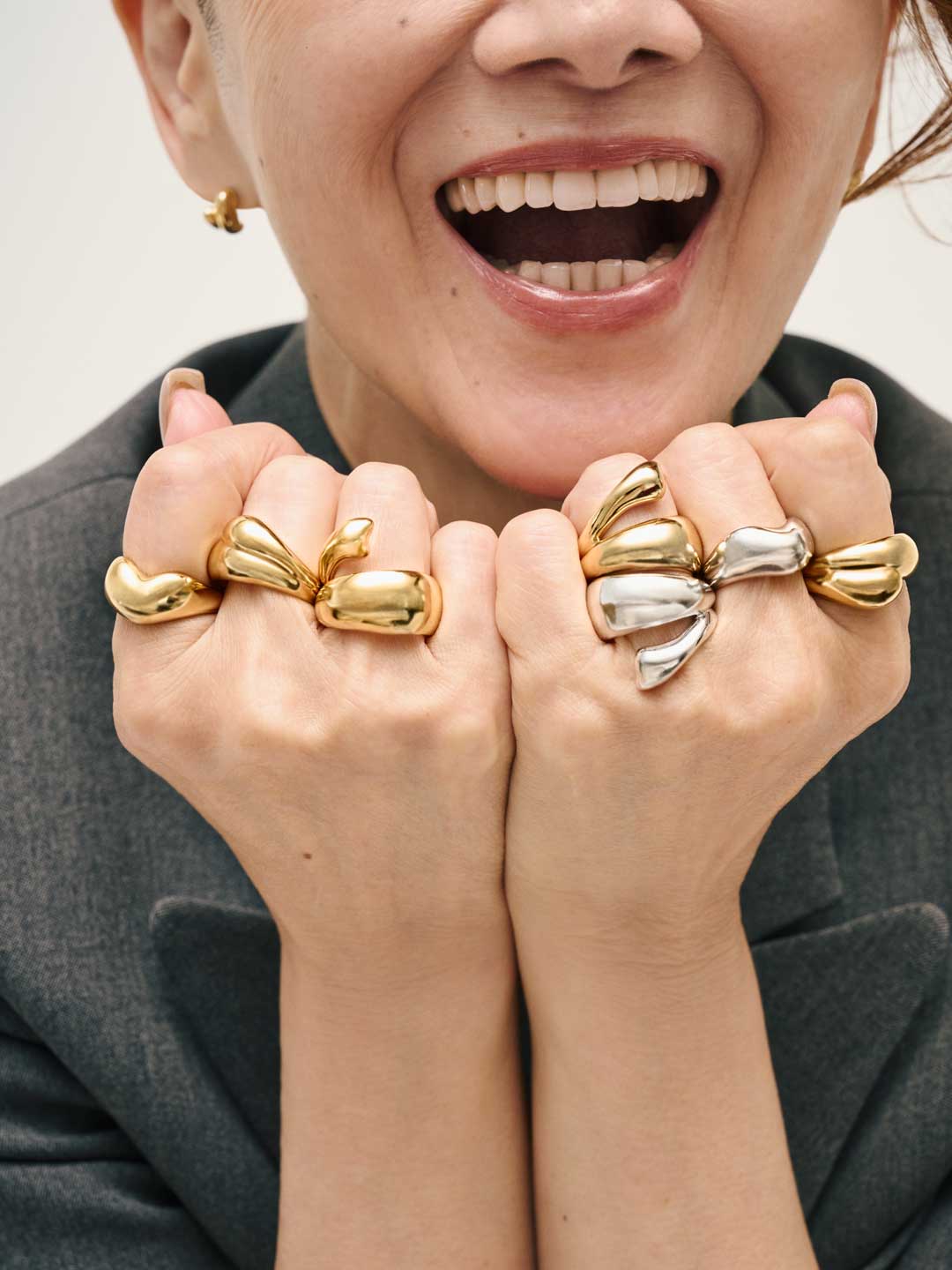 MARIA BLACK(マリア ブラック) | サギネ リング - イエローゴールド