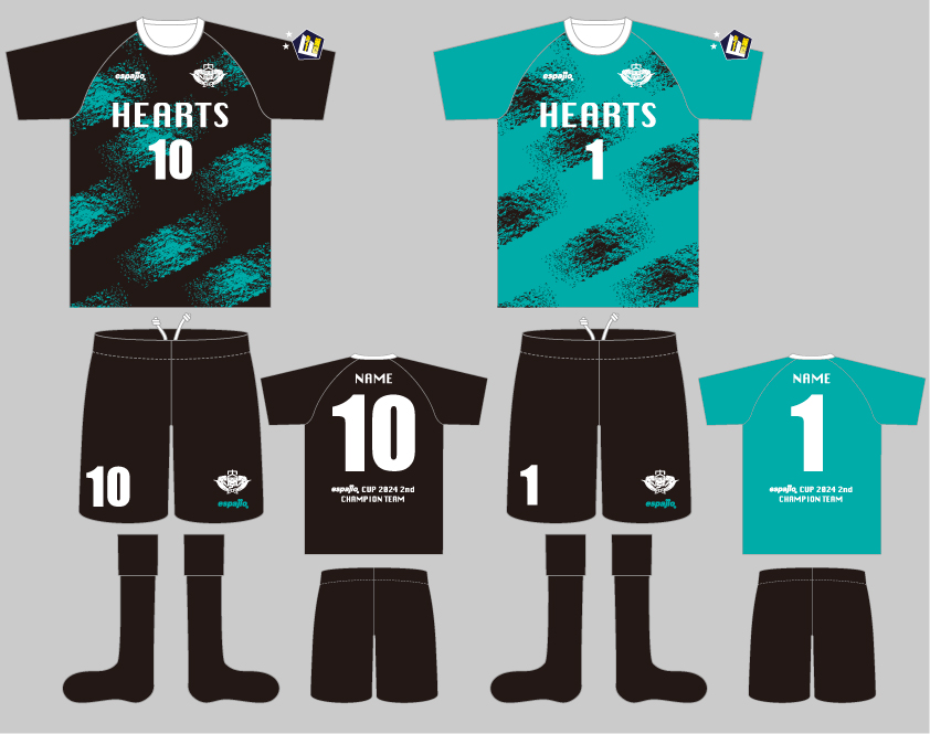 早稲田大学 HEARTS 様】 | espajioのオリジナル昇華ユニフォームで