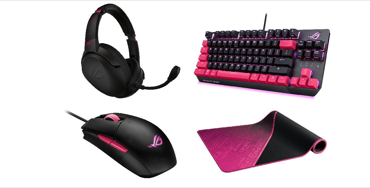 ASUSがサイバーパンクをテーマとしたブラック＆ピンク「Electro Punk