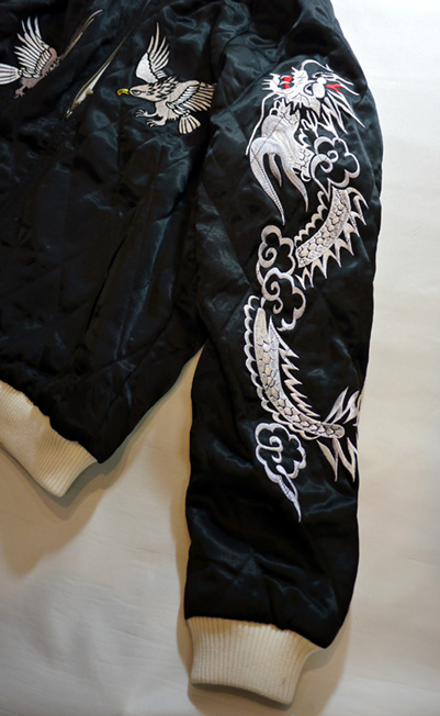 HOUSTON ヒューストン HAWK ( 鷹 ） 刺繍 キルティング スカジャン