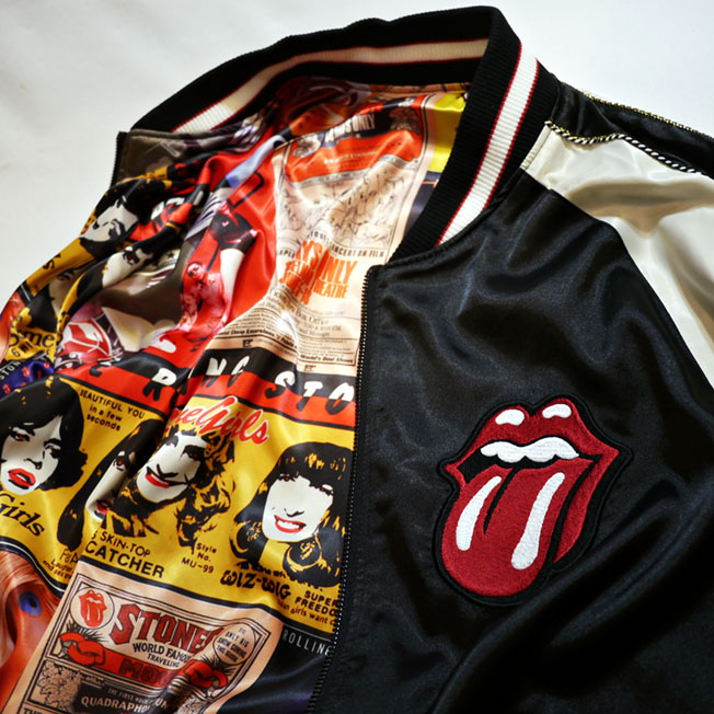 ローリングストーンズ / JACKROSE コラボ 桜吹雪 リバーシブル