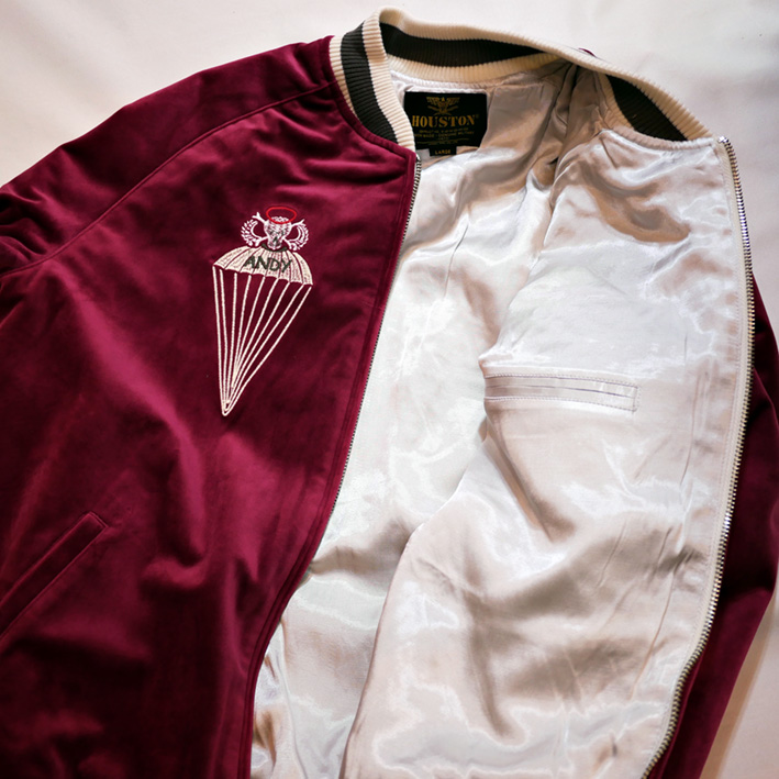 HOUSTON (ヒューストン） （別珍）リタリースカジャン [PARATROOPER