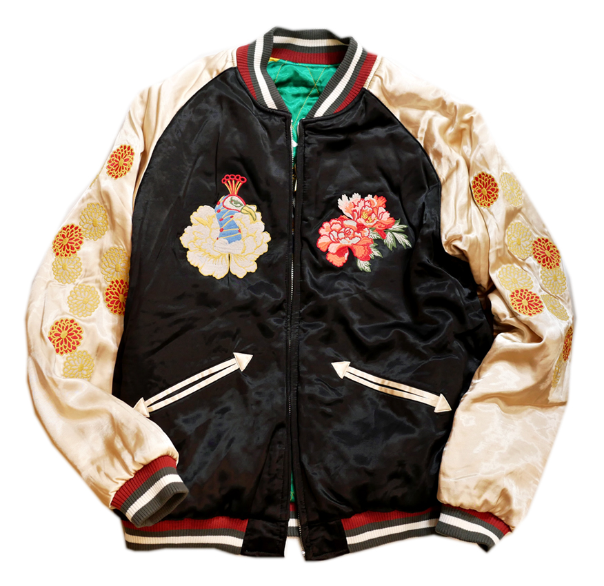 HOUSTON (ヒューストン） キルティング リバーシブル スカジャン