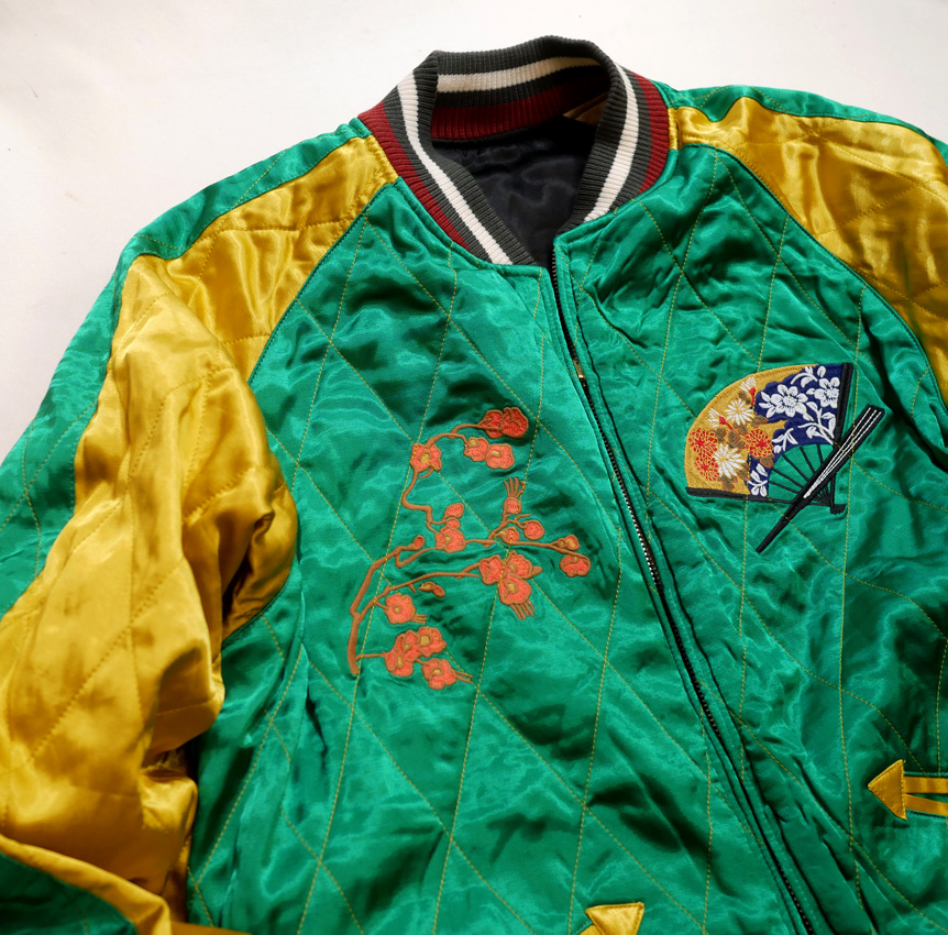 HOUSTON (ヒューストン） キルティング リバーシブル スカジャン