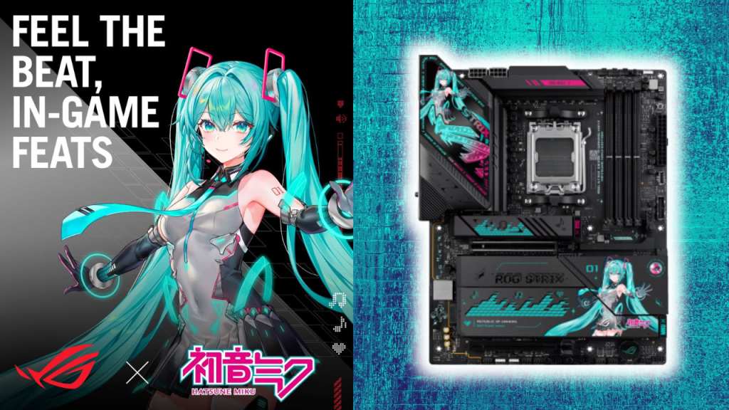 ROG's Hatsune Miku PC hardware collab gears up for general retail