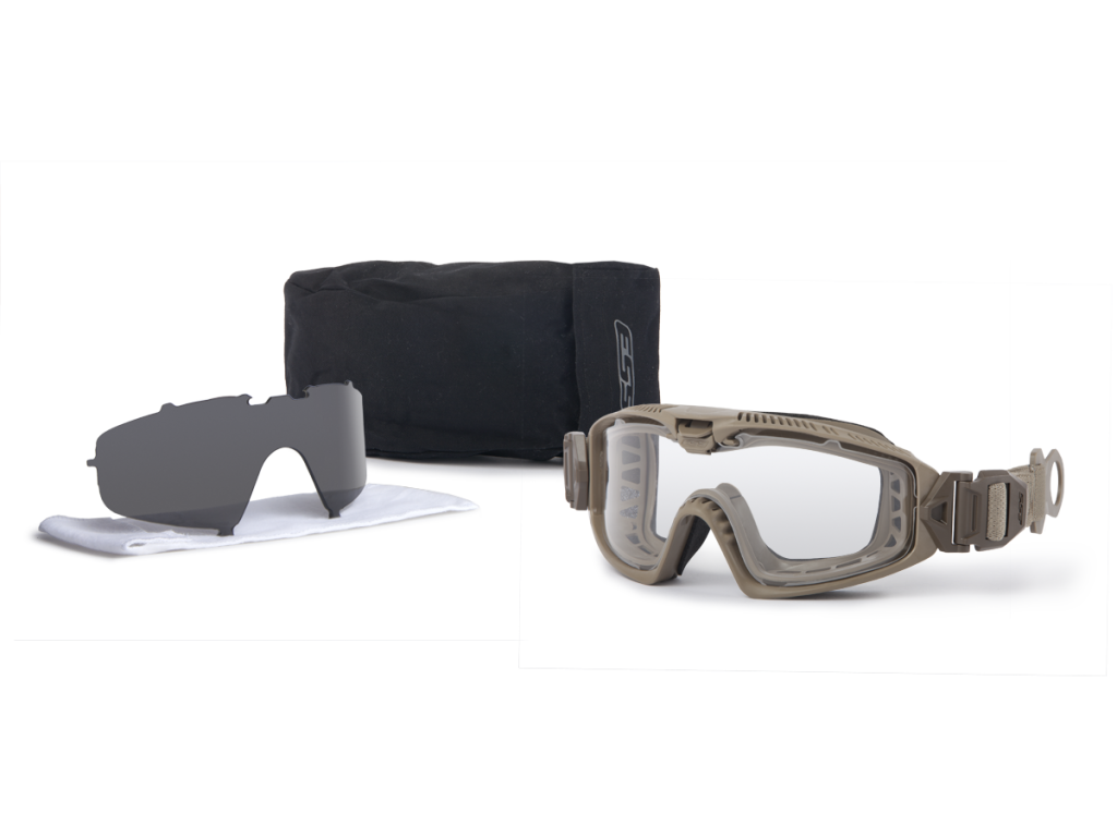 Influx PIVOT Terrain Tan w/Clear & Smoke Gray | ESS EyePro