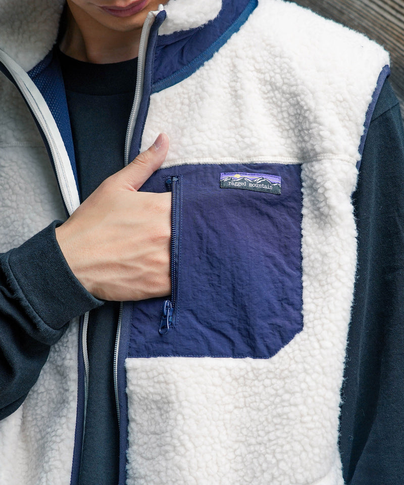 2025AW新色追加！】CONCORD 防風 ボア ベスト RAGGED MOUNTAIN