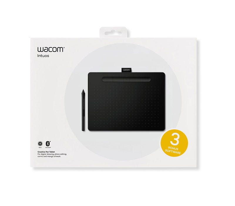 Wacom Intuos M Bluetooth, Black CTL6100WLK0