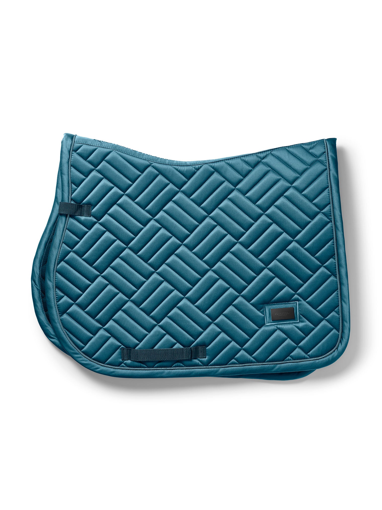 Jump Saddle Pad Modern Teal Blue | Equestrian Stockholm