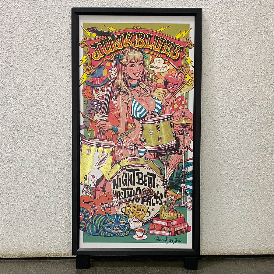 JUNK BLUES x Rockin'Jelly Bean” OFFSET POSTER – EROSTIKA