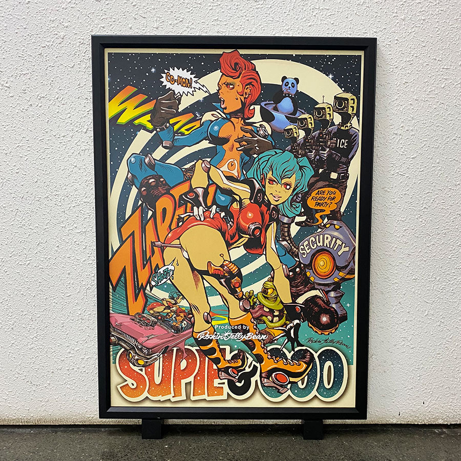 rockin' jelly bean cutie honey ポスター 新品 Rockin'Jelly Bean X CUTIE HONEY Silkscreen Poster (YELLOW) - zero