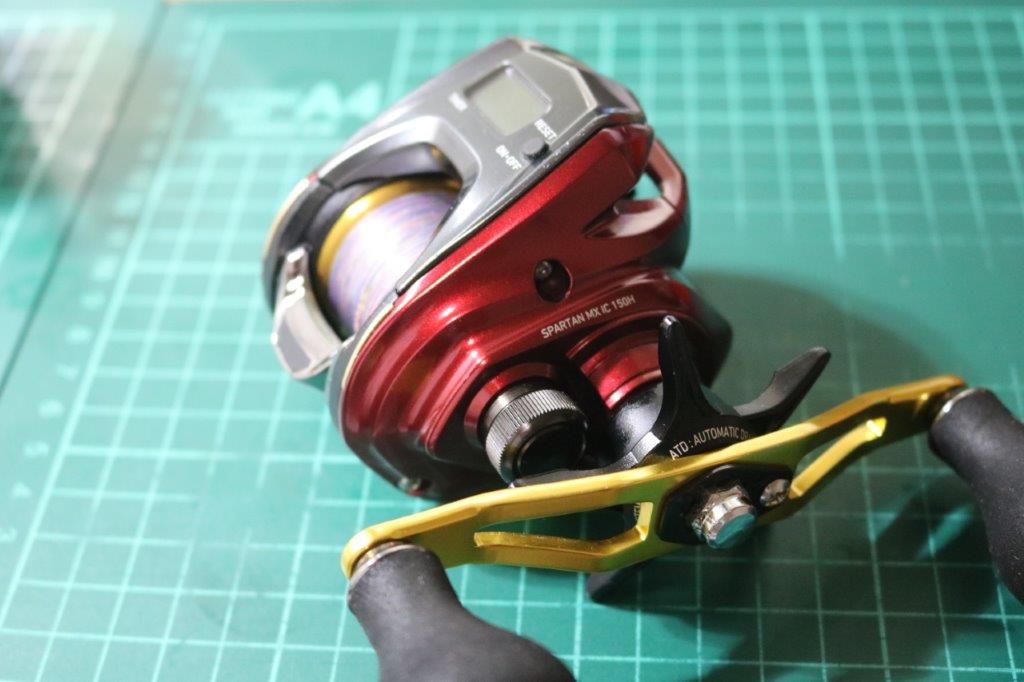 修理依頼 18スパルタンMX IC 150H ギアがうまく噛み合わない | リール