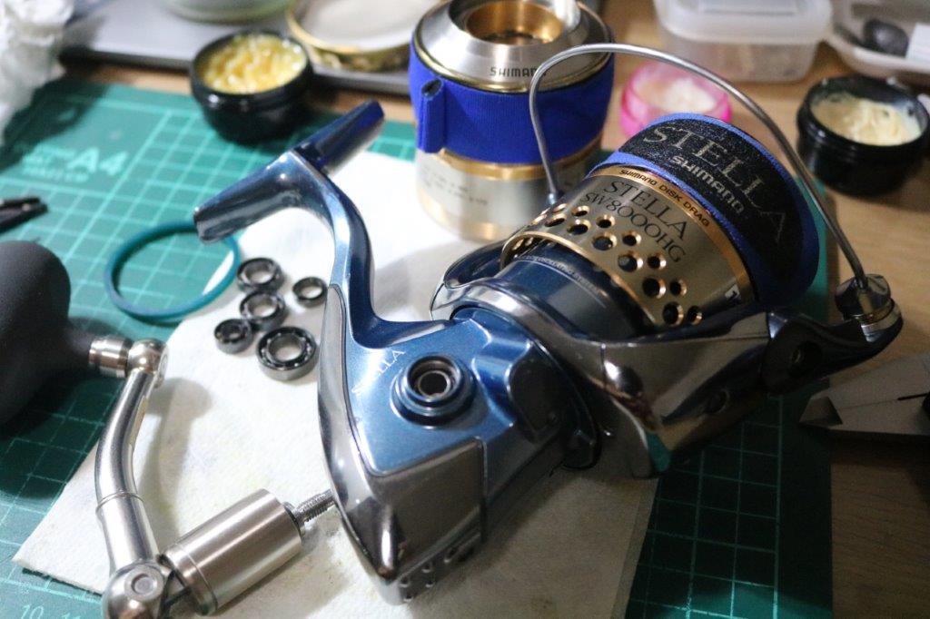 オーバーホール依頼 01ステラSW 8000HG | リールカスタム・ラボ