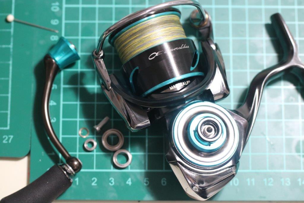 21エメラルダス air ノーマルギア 21エメラルダスAIRリールをインプレ