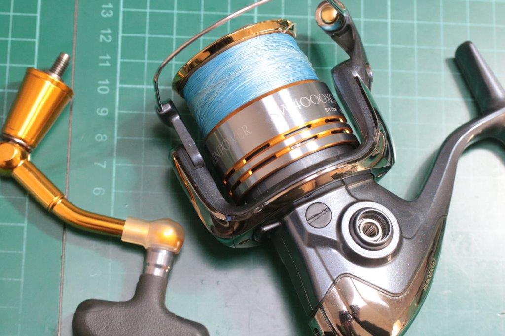 09ツインパワーSW 4000XGのオーバーホールラインローラーのシャリ感の