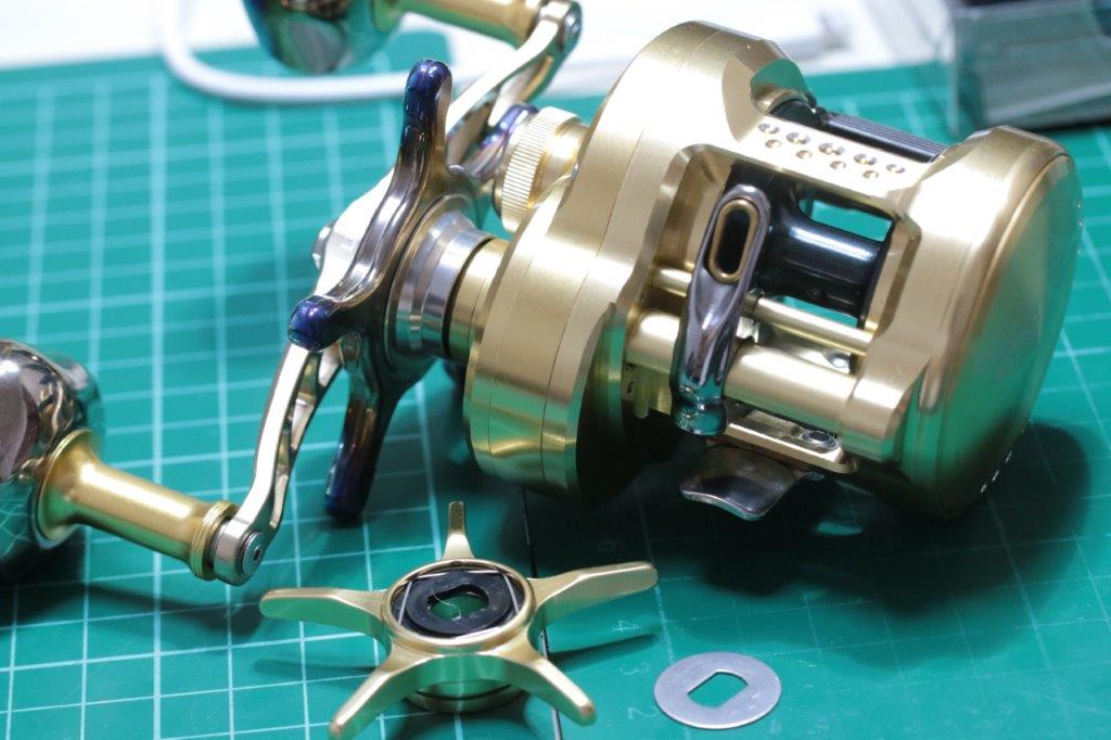 23カルカッタコンクエストMD 300XG リブレのスタードラグ取り付け