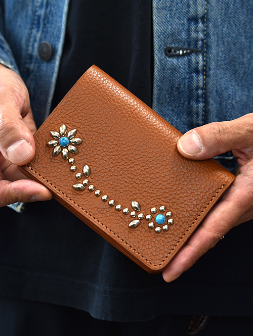 CROSSED ARROWS アリゾナレザー スタッズ トラッカーウォレット （M