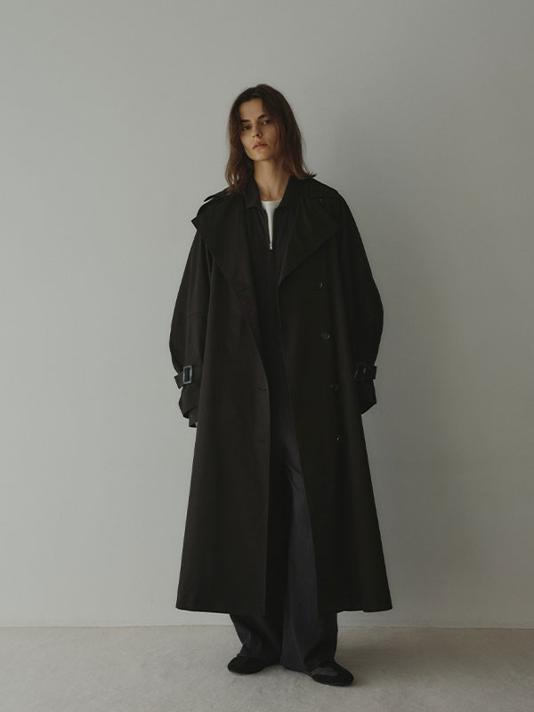 コンシャススリーブトレンチコート(S NAVY): アウター │ ETRE TOKYO