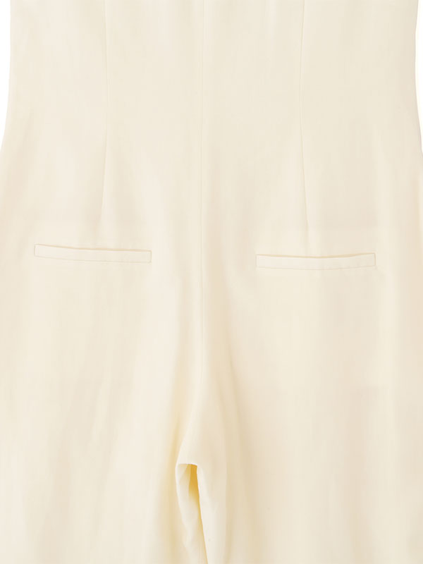 SANTEスリーブレスカーヴィーオールインワン(S OFF WHITE): ワンピース