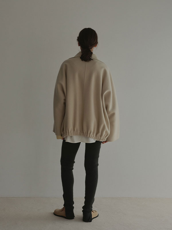 メルトンスタンドネックリバーブルゾン(S NAVY): アウター │ ETRE