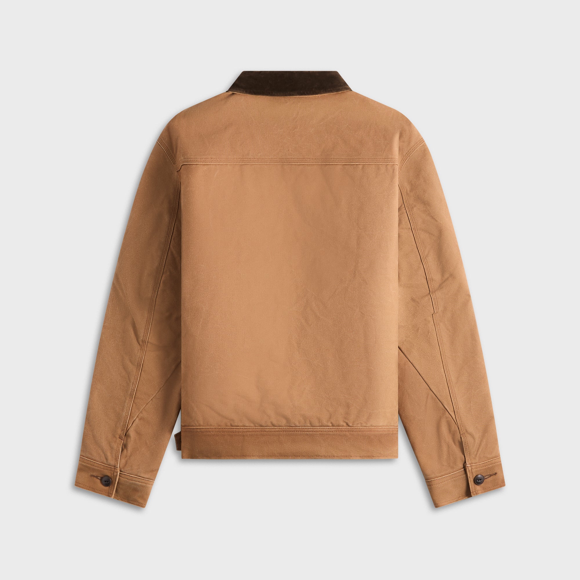 Needles Zipped Work Jacket - Duck Canvas / Kakishibu Paint / Dark