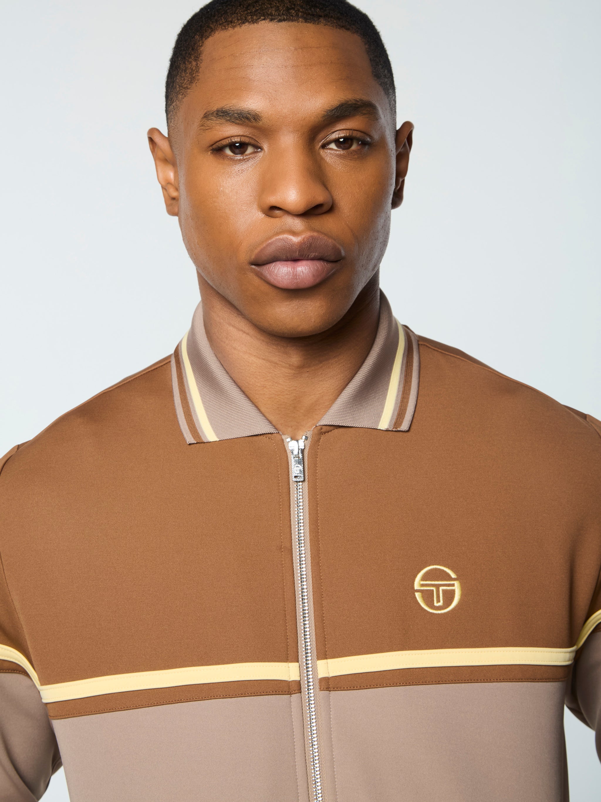 Olmi Track Jacket- Taupe Grey – Sergio Tacchini Europe