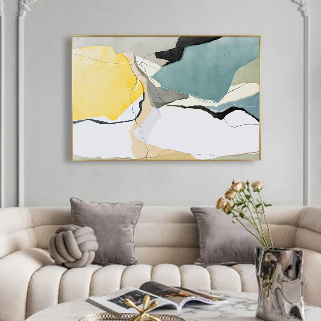 47'' Mid-century Abstract Wall Art for Home Decor |Eureka Ergonomic