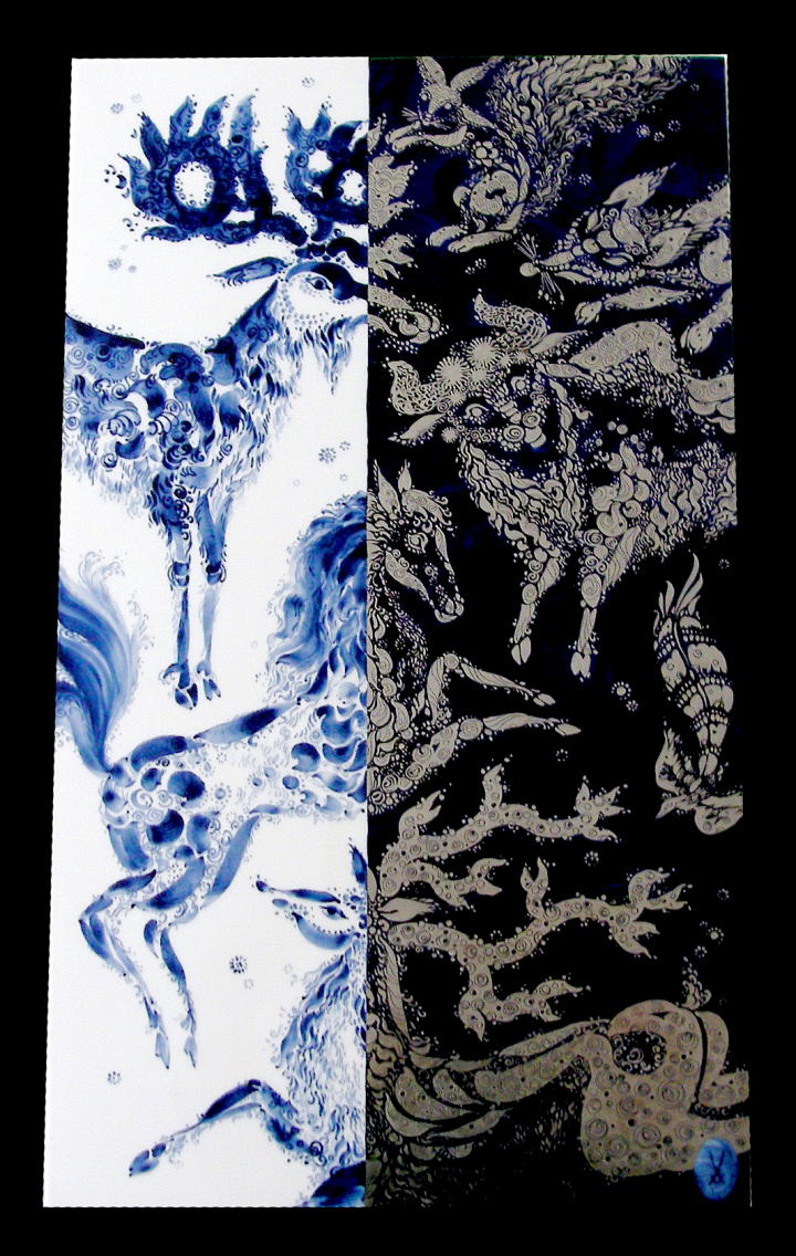 ユーロクラシクス｜マイセン 陶板画 プラーク アラビアンナイト サマー