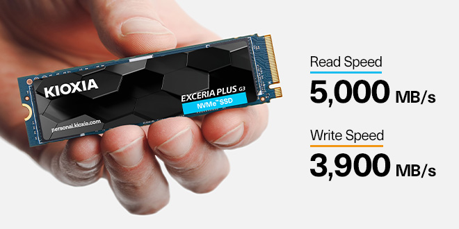 EXCERIA PLUS G3 - NVMe™ SSD | KIOXIA - Middle East & Africa (English)