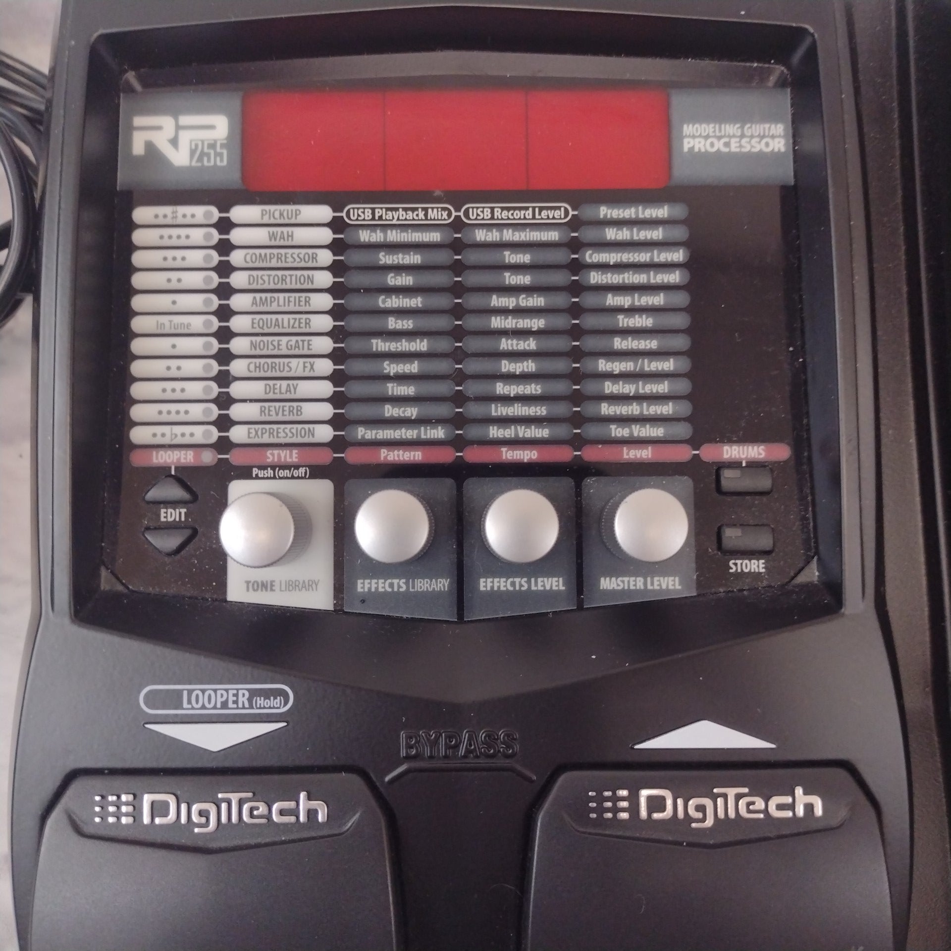 Digitech RP255 Guitar Multieffects Pedal - Evolution Music