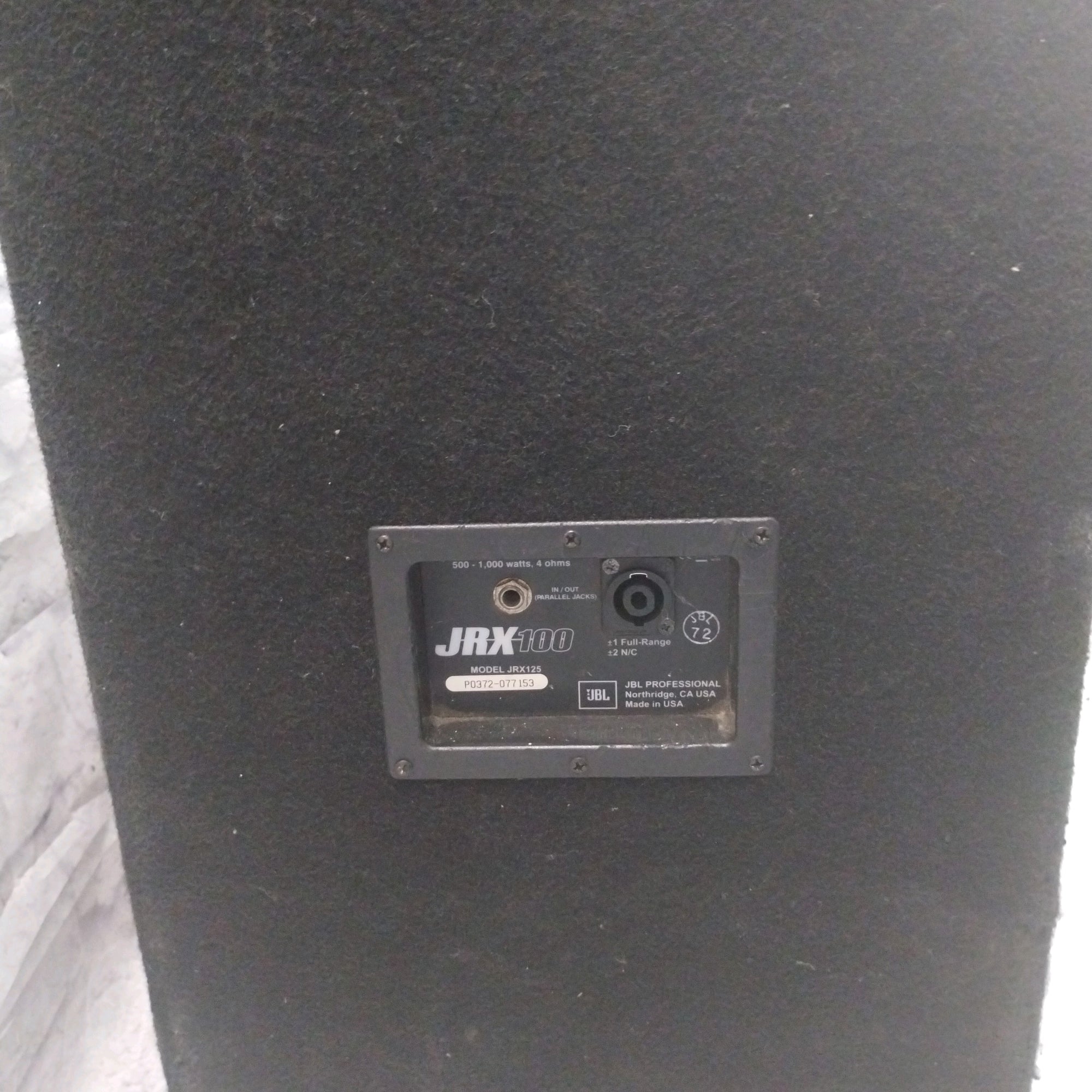 JBL JRX-125 Passive PA Speakers (Pair) - Evolution Music