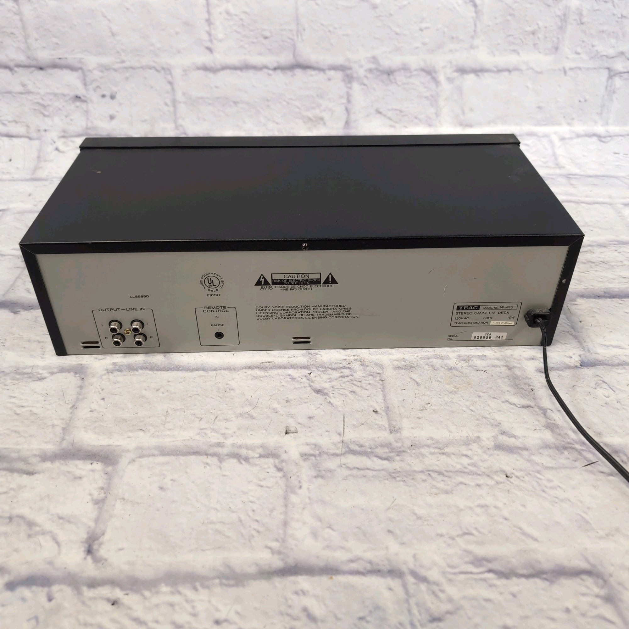 Vintage TEAC W-410 Stereo Double Cassette Deck - Evolution Music