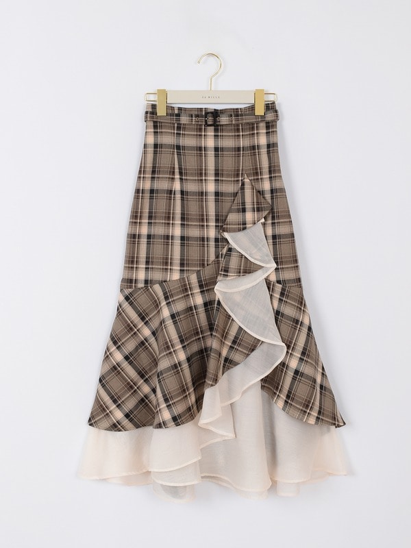 フリルシアーレイヤードスカート｜evelyn（エブリン）公式通販サイト