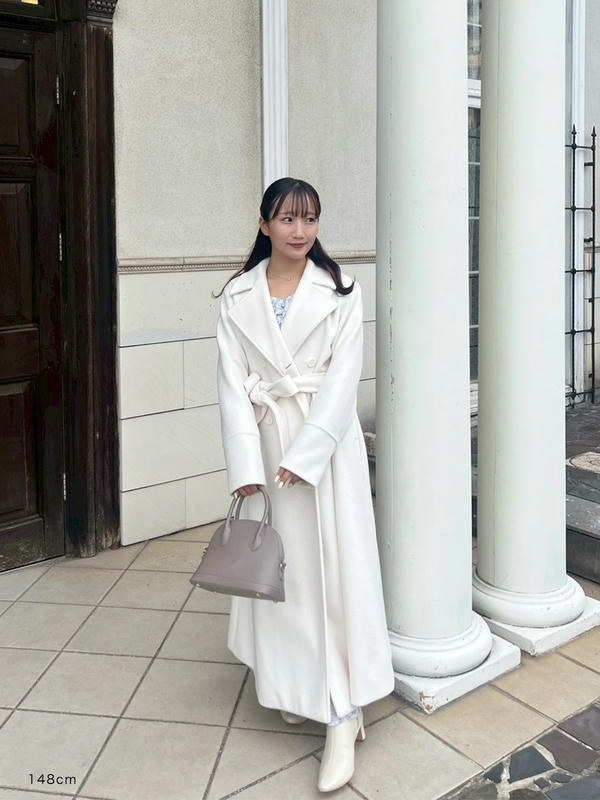 ダブルボタンロングコート｜evelyn（エブリン）公式通販サイト