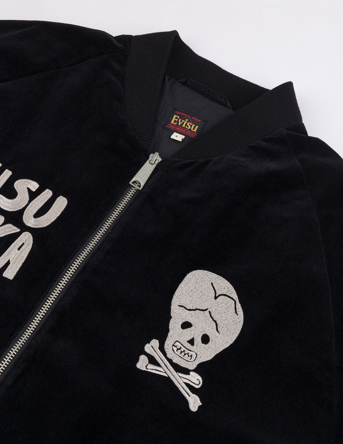 ビンテージベルベットレギュラーフィットパッドスカジャン – EVISU