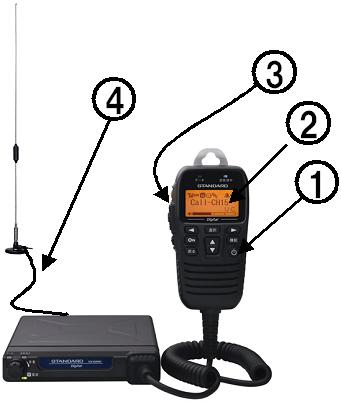 無線機の使い方1／VX-D2901Uスタンダードデジタル簡易無線登録局