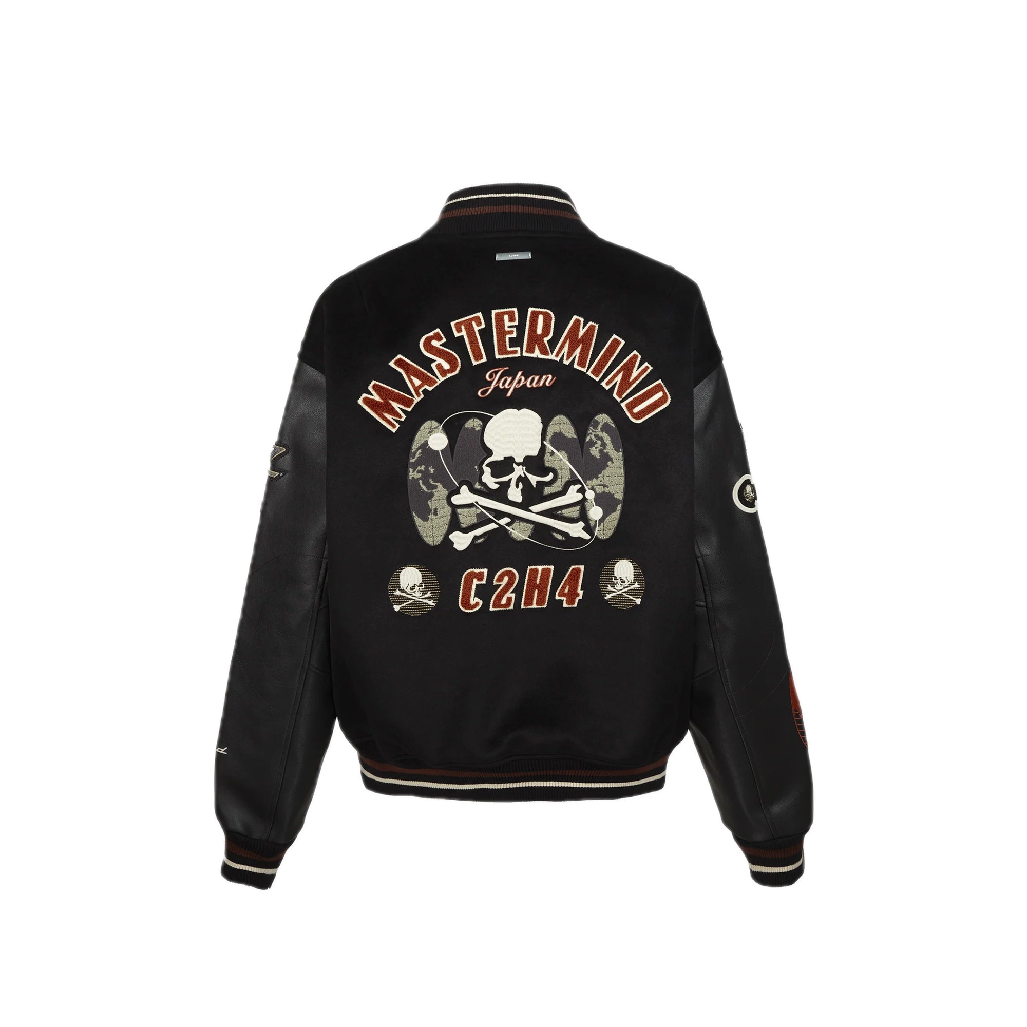 Mastermind JAPAN x C2H4 Mens Curvilinear Varsity Jacket – Extra Butter
