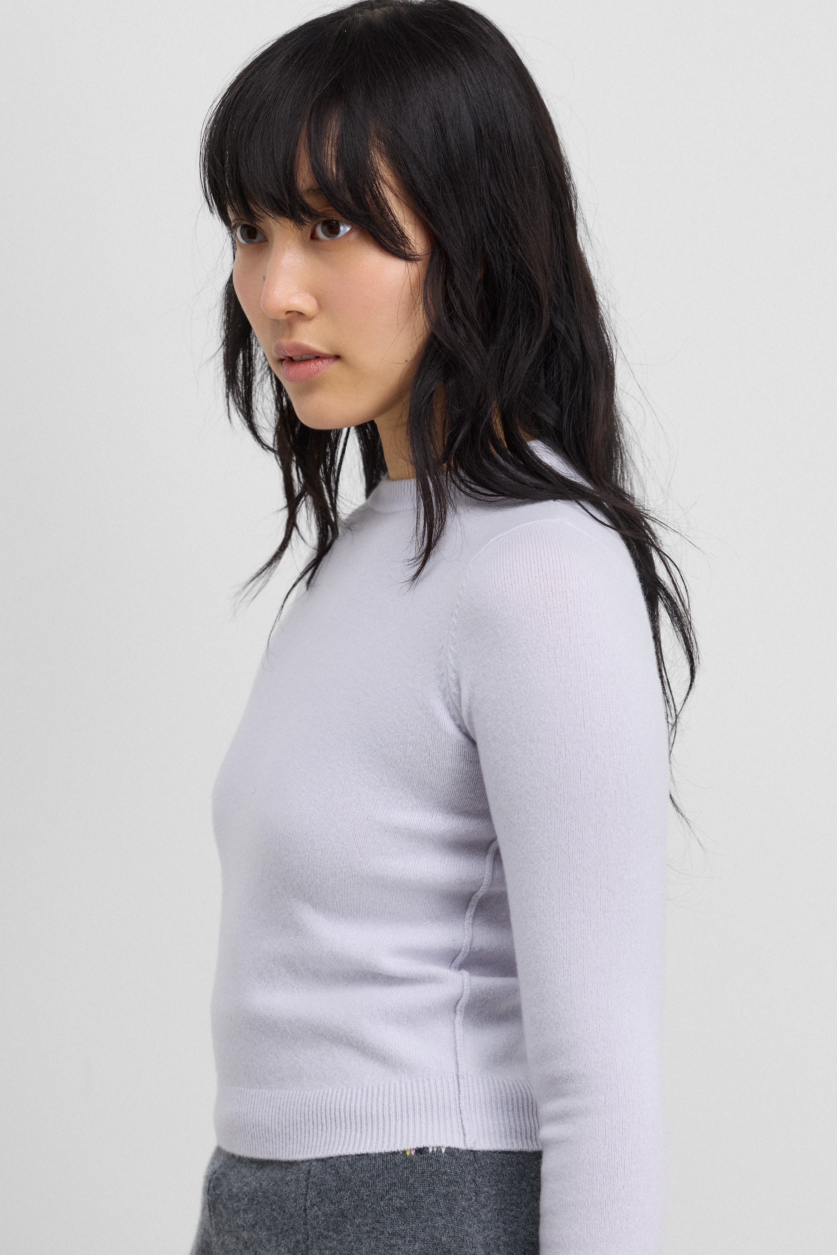 extreme cashmere petite crew sweater cropped – 98 kid – extreme