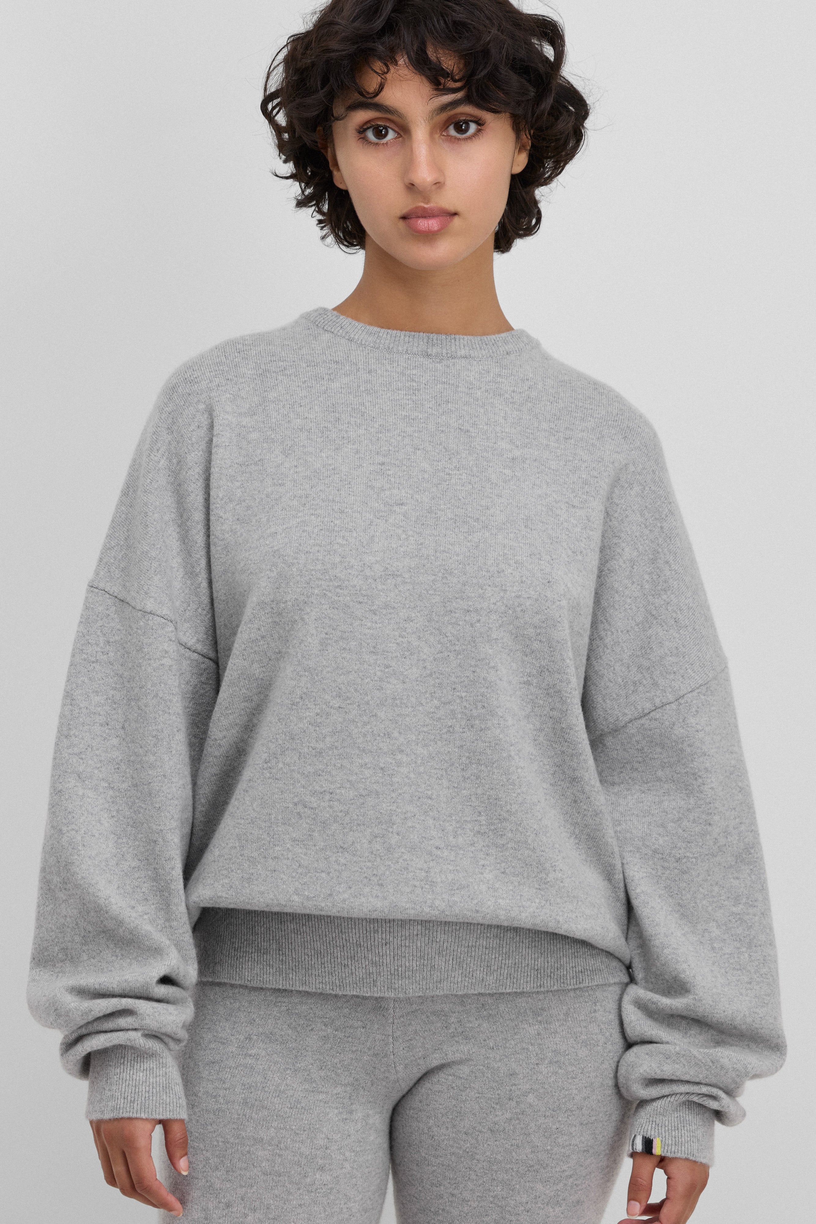 extreme cashmere crewneck sweater unisex – 355 tes – extreme