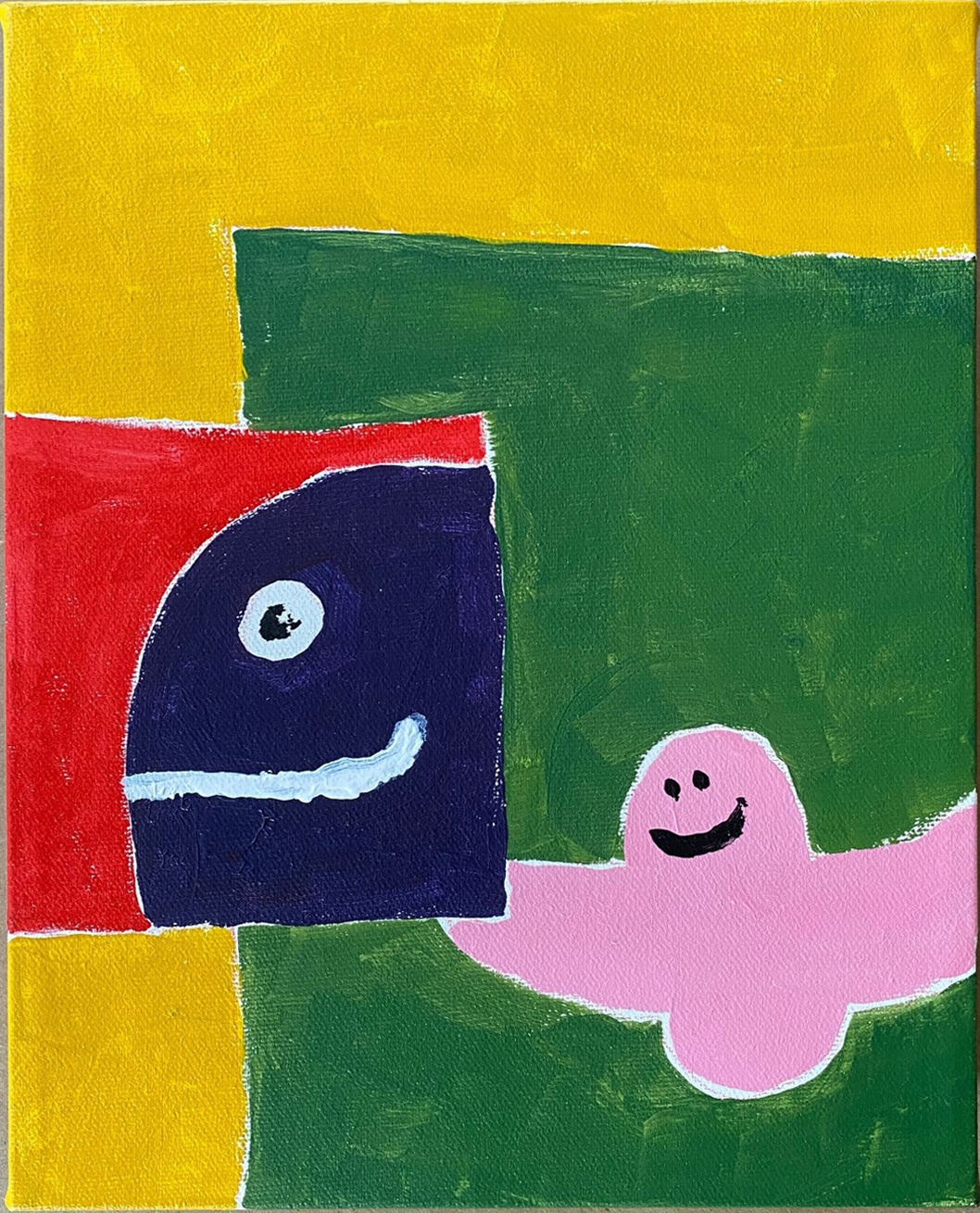 マーク・ゴンザレスの新作キャンバス作品が並ぶ個展がBOOKMARCで開催