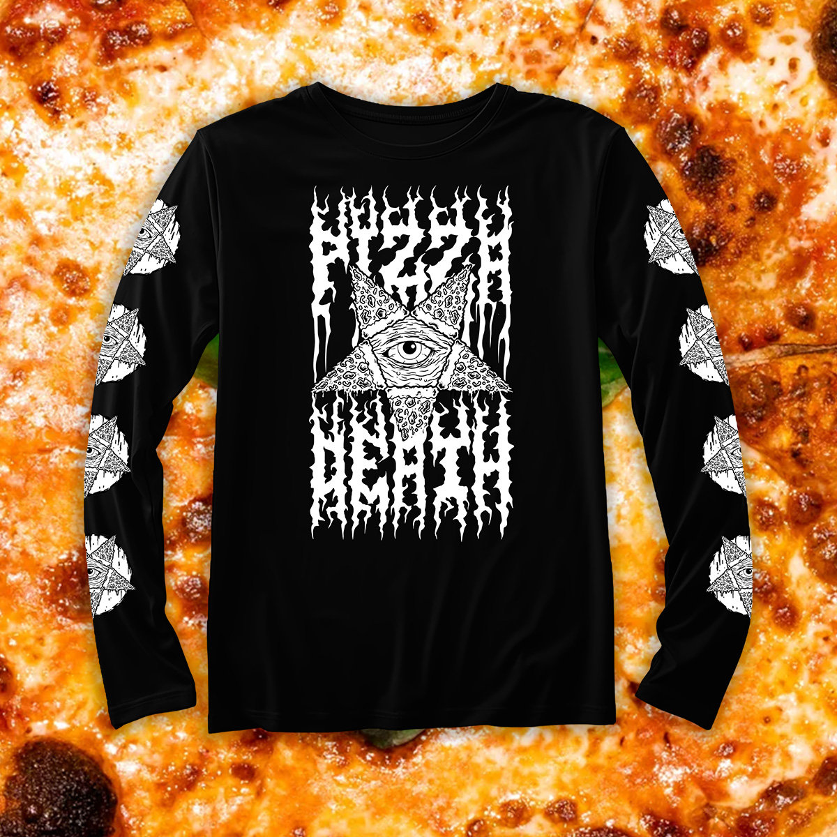 Pizza Death Long Sleeve Shirt | Pizza Death