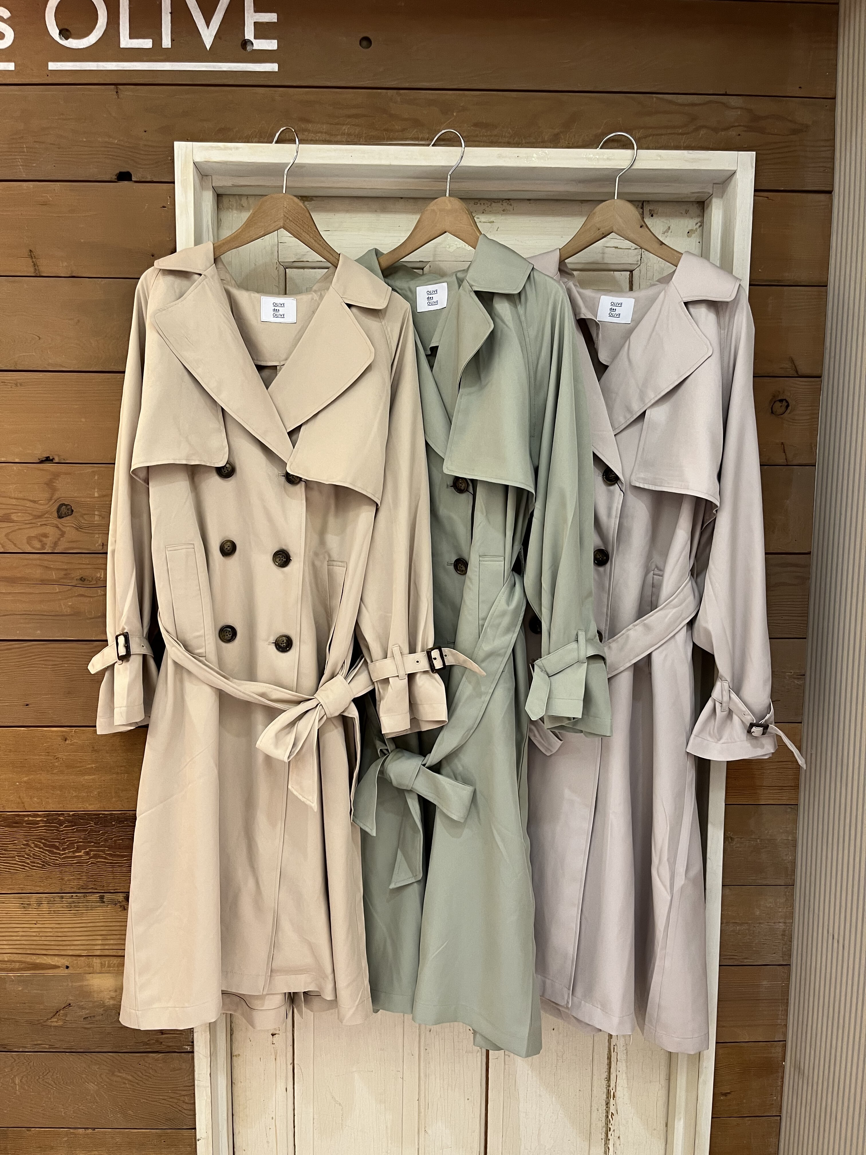 Olive basicトレンチコート🧥 – FCPRESS