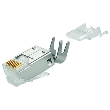 産業用イーサネット向け RJ45シールドプラグ AWG24-27 J00026A0165 Lot