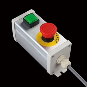 製品検索 | SBOX-64x80-非常停止+押ボタン/オムロン製付-1m配線済(1点