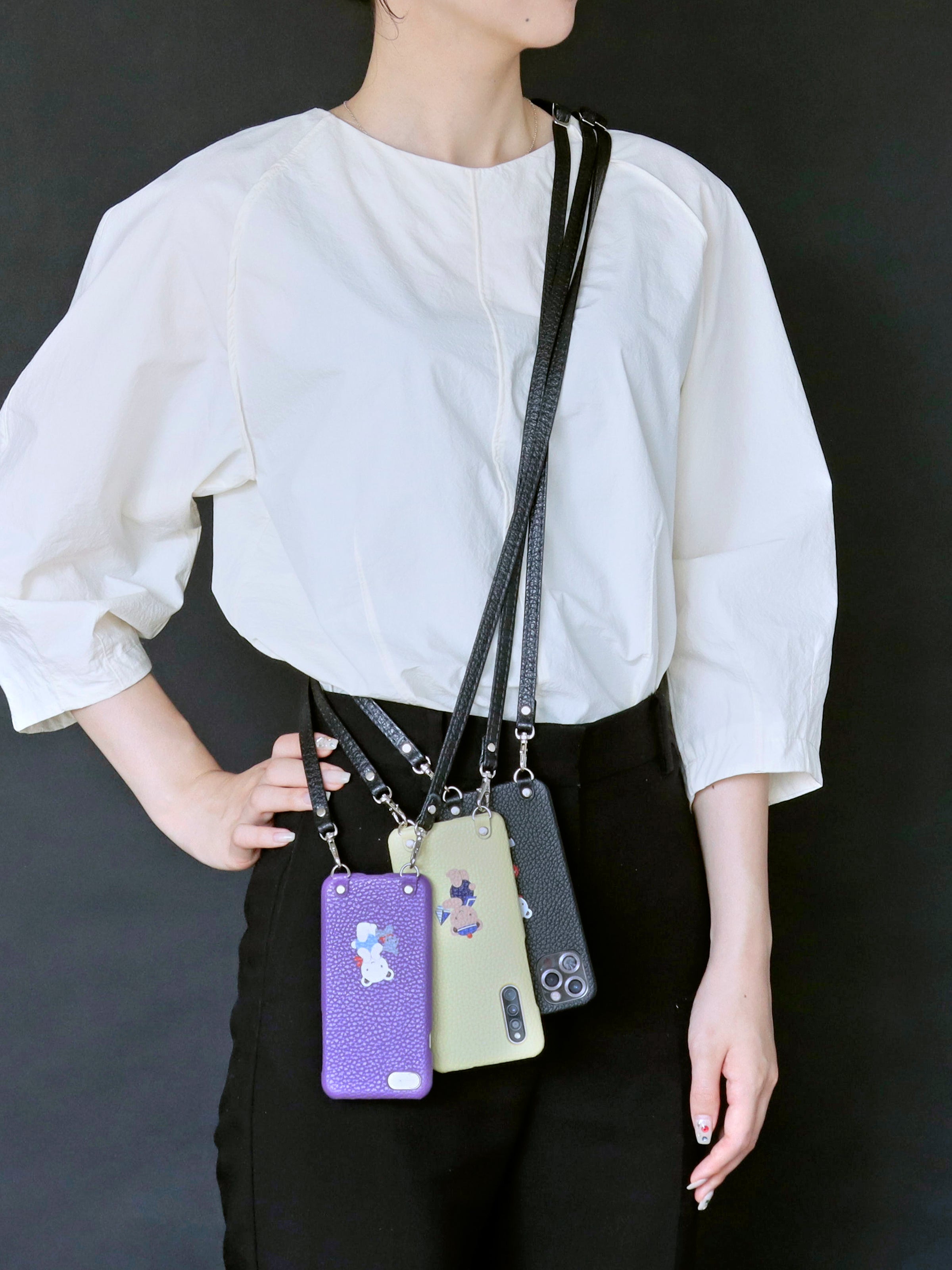 受注販売】カスタマイズスマホケース（ショルダーストラップ付き）(2月