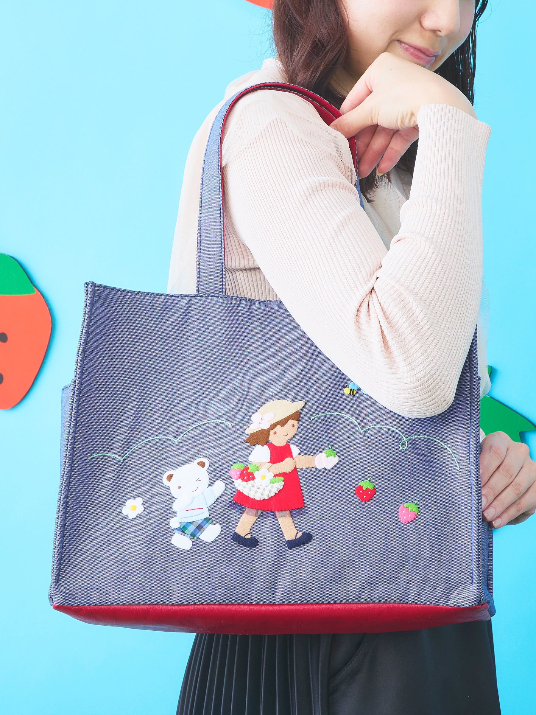 デニムバッグ（マチ付き）｜ファミリア公式オンラインショップ