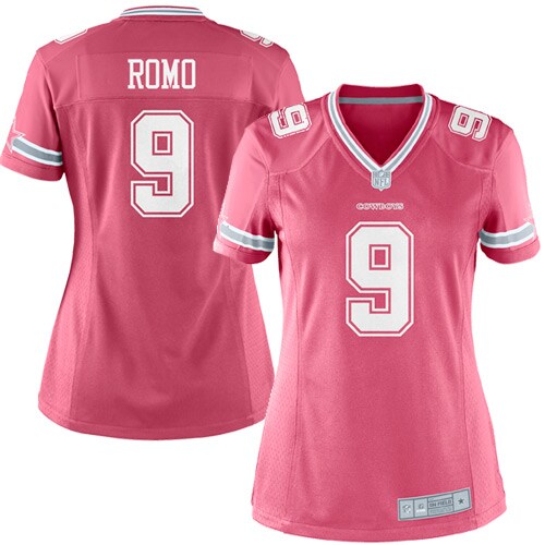Tony Romo Dallas Cowboys Nike Women's Game Jersey - Pink