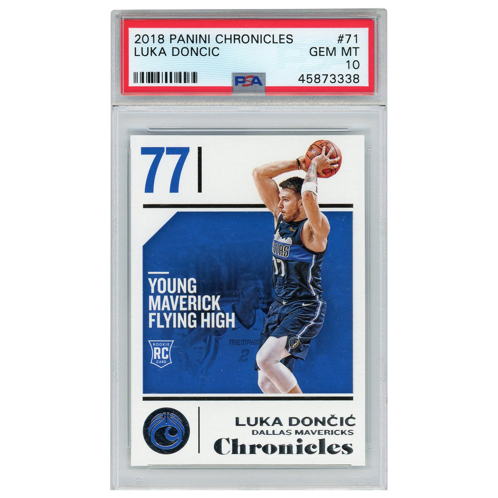 Dallas Mavericks Luka Doncic 2018 Panini Chronicles Rookie #71