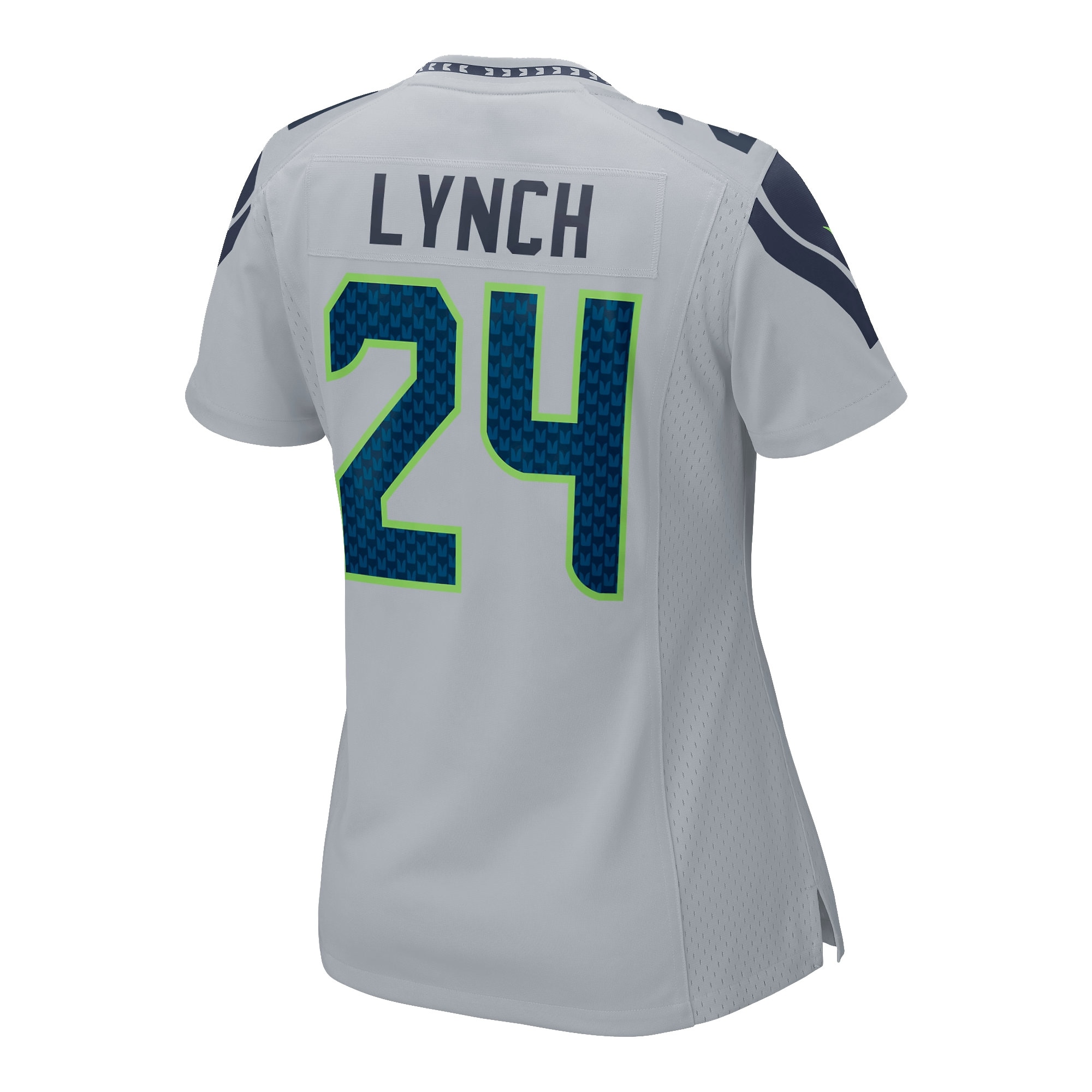 Women's Seattle Seahawks Marshawn Lynch Nike Gray Game Jersey