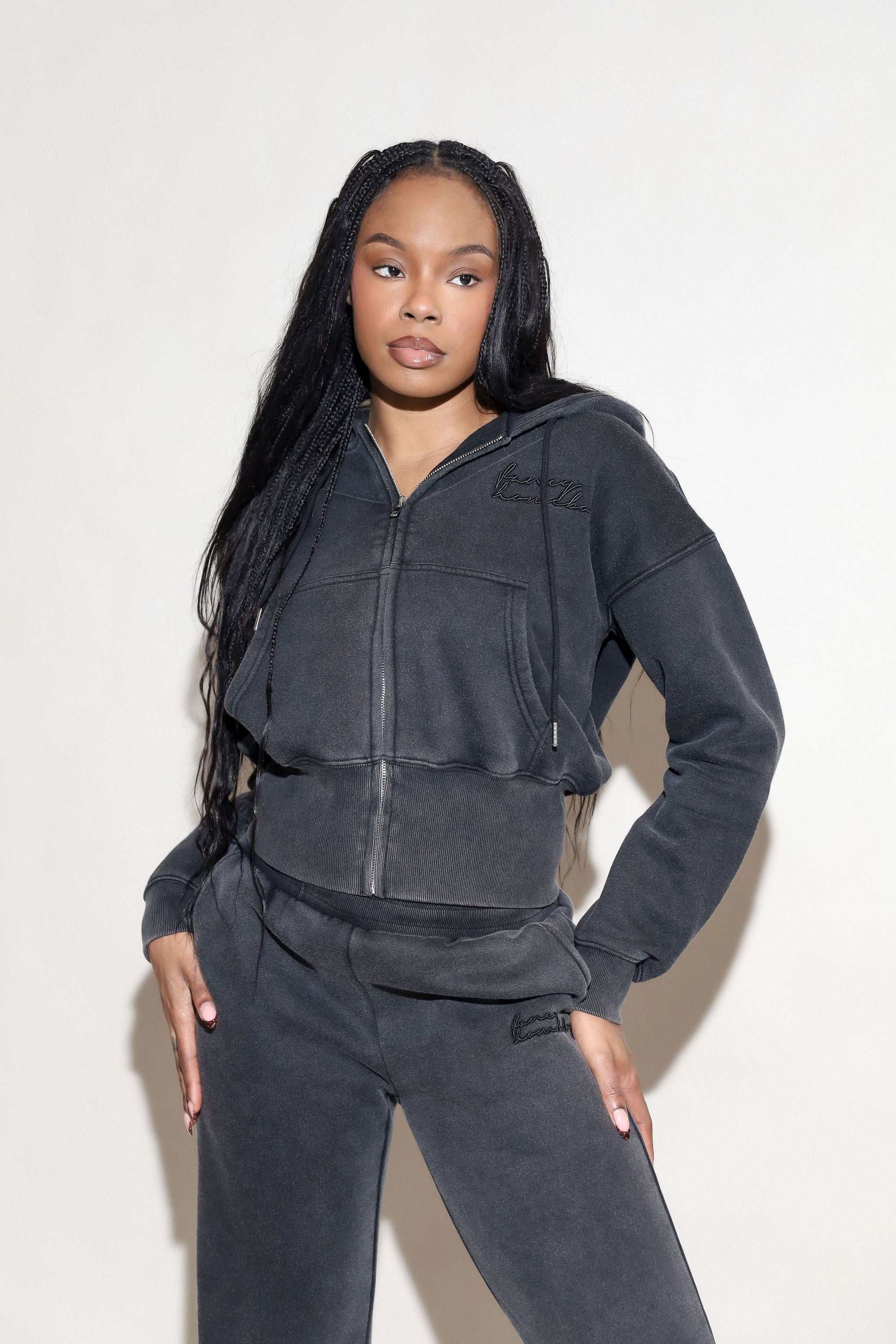 Signature Plush Zip Hoodie – Fancy Homebody